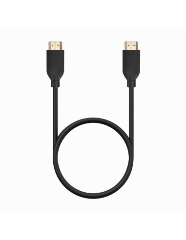 AISENS Cable HDMI V2.0 CCS Premium Alta Velocidad   Hec 4K@60Hz 18Gbps, A M-A M, Negro, 0.5m