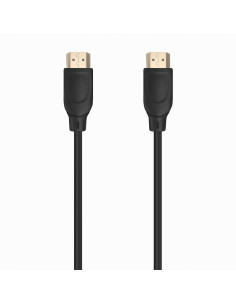 AISENS Cable HDMI V2.0 Premium Alta Velocidad   Hec 4K@60Hz 18Gbps, A M-A M, Negro, 1.0m