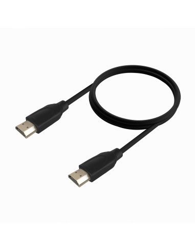 AISENS Cable HDMI V2.0 Premium Alta Velocidad   Hec 4K@60Hz 18Gbps, A M-A M, Negro, 1.0m