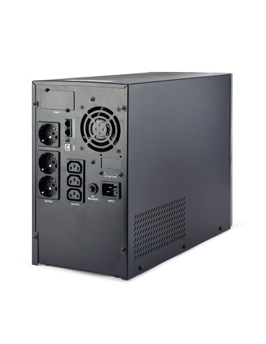 Gembird EG-UPS-PS3000-02 sistema de alimentación ininterrumpida (UPS) Línea interactiva 3 kVA 2400 W 6 salidas AC