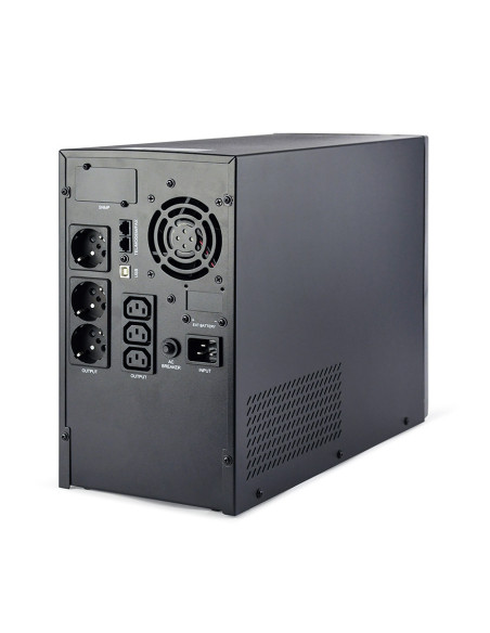 Gembird EG-UPS-PS3000-02 sistema de alimentación ininterrumpida (UPS) Línea interactiva 3 kVA 2400 W 6 salidas AC