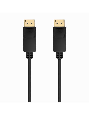 AISENS Cable DISPLAYPORT V1.2 CCS 4K@60Hz, DP M-DP M, Negro, 5.0m