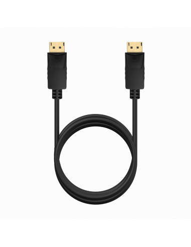 AISENS Cable DISPLAYPORT V1.2 CCS 4K@60Hz, DP M-DP M, Negro, 5.0m
