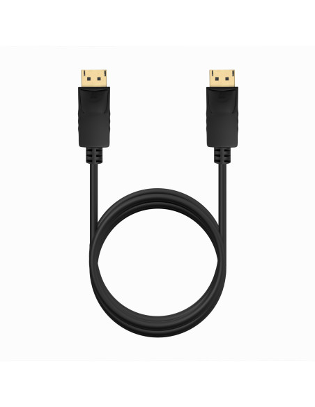 AISENS Cable DISPLAYPORT V1.2 CCS 4K@60Hz, DP M-DP M, Negro, 5.0m