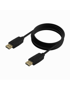 AISENS Cable DISPLAYPORT V1.2 CCS 4K@60Hz, DP M-DP M, Negro, 3.0m 2