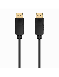 AISENS Cable DISPLAYPORT V1.2 CCS 4K@60Hz, DP M-DP M, Negro, 1.5m