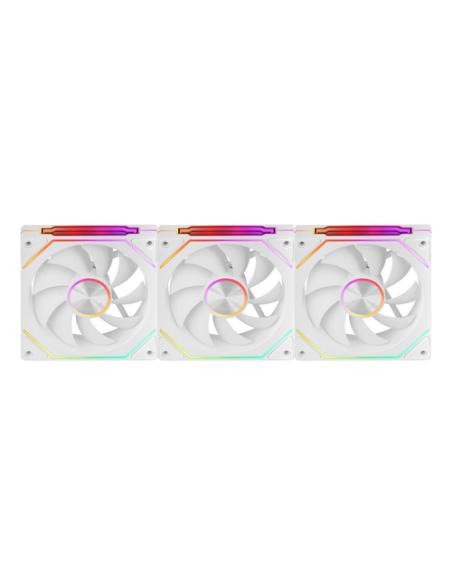 Mars Gaming MF-LINKFINITYKIT2W Carcasa del ordenador Ventilador 12 cm Blanco 3 pieza(s)