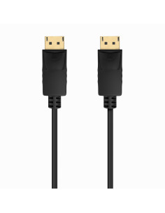 AISENS Cable DISPLAYPORT V1.2 CCS 4K@60Hz, DP M-DP M, Negro, 1.0m