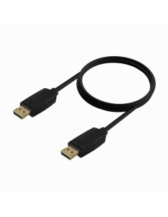 AISENS Cable DISPLAYPORT V1.2 CCS 4K@60Hz, DP M-DP M, Negro, 1.0m 2