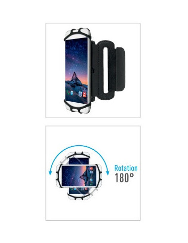 Mobilis ARM BAND 4-6IN . funda para teléfono móvil 15,2 cm (6") Brazalete caso Negro