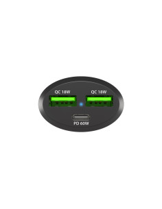 NATEC Coney Universal Negro Encendedor de cigarrillos Carga rápida Auto 2