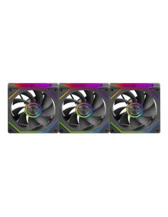 Mars Gaming MF-LINKFINITYKIT2R Carcasa del ordenador Ventilador 12 cm Negro 3 pieza(s)