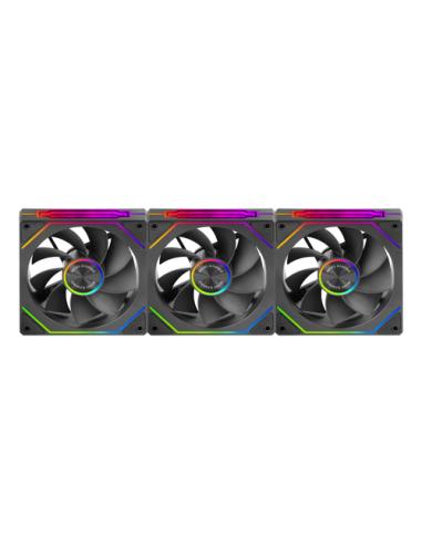 Mars Gaming MF-LINKFINITYKIT2R Carcasa del ordenador Ventilador 12 cm Negro 3 pieza(s)