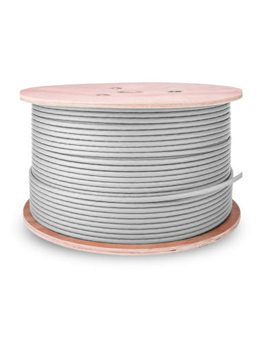 AISENS Cable de Red RJ45 Cat.6 UTP Rigido AWG23 CCA (Aleacion), Gris, 500m