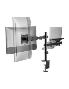 AISENS Soporte de Mesa Giratorio e Inclinable para Portatil y Monitor TV 9Kg de 17-32, Negro 2