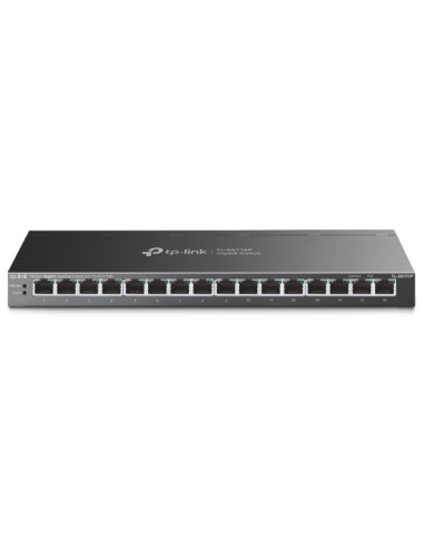 TP-Link TL-SG116P switch No administrado Gigabit Ethernet (10 100 1000) Energía sobre Ethernet (PoE) Negro