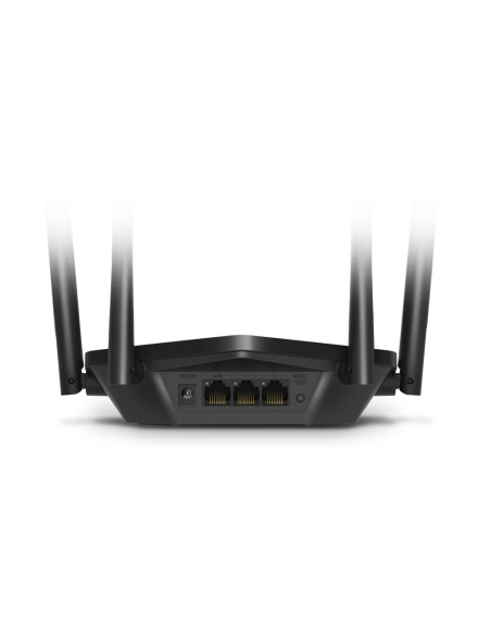 Mercusys MR60X router inalámbrico Gigabit Ethernet Doble banda (2,4 GHz   5 GHz) Negro