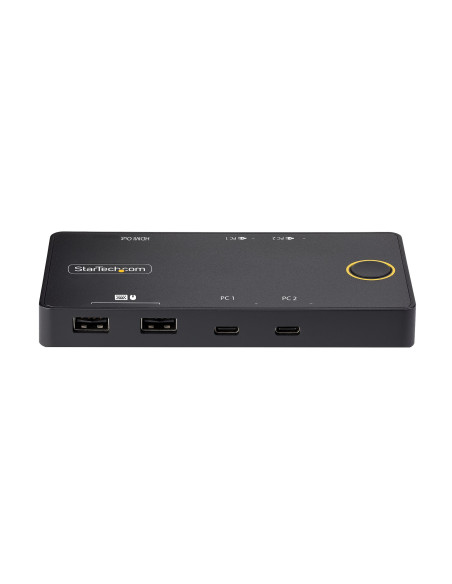 StarTech.com C2-H46-UC2-PD-KVM interruptor KVM Negro