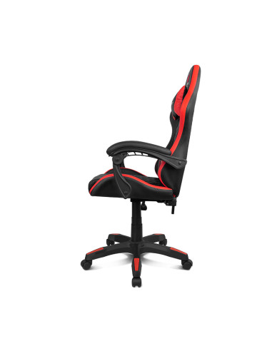 DRIFT DR35BR silla para videojuegos Silla para videojuegos de PC Asiento acolchado Negro, Rojo