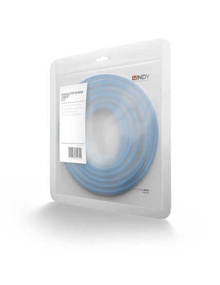Lindy 47352 cable de red Azul 0,3 m Cat6 S FTP (S-STP)