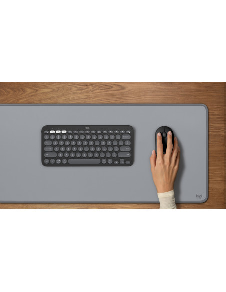 Logitech 910-007015 ratón Viajes Ambidextro RF Wireless + Bluetooth Óptico 4000 DPI