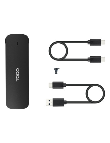 TooQ Caja Externa para SSD M.2 NVMe, Negro