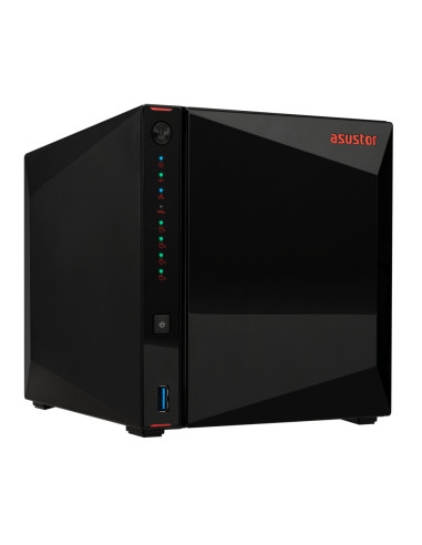 Asustor AS5404T servidor de almacenamiento NAS Intel® Celeron® N5105 4 GB DDR4 0 TB ADM Negro