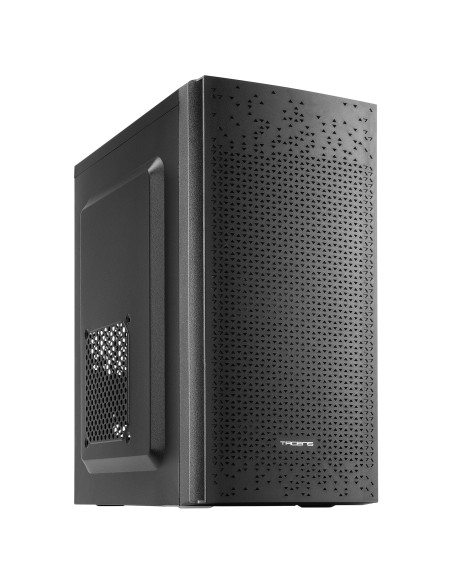 Tacens Anima AC6, Caja Ordenador Compacta Micro ATX, Frontal Malla Refrigeración, USB 3.0, Negro