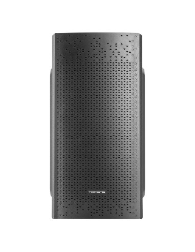 Tacens Anima AC6, Caja Ordenador Compacta Micro ATX, Frontal Malla Refrigeración, USB 3.0, Negro