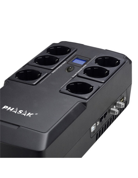 Phasak SAI Kryptos Interactivo 800 VA - PH 9478