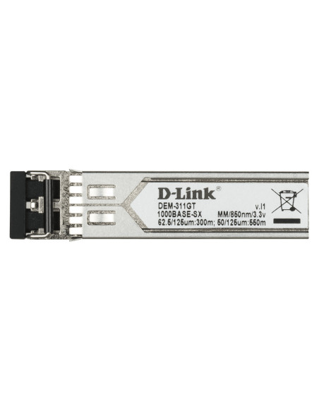 D-Link DEM-311GT red modulo transceptor Fibra óptica 1000 Mbit s SFP 850 nm