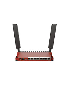 Mikrotik L009UiGS-2HaxD-IN router inalámbrico Gigabit Ethernet Banda única (2,4 GHz) Rojo