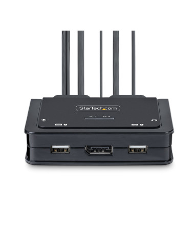 StarTech.com C2-D46-UAC-CBL-KVM interruptor KVM Negro