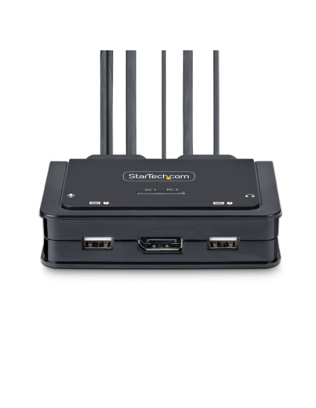 StarTech.com C2-D46-UAC-CBL-KVM interruptor KVM Negro