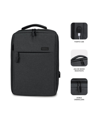 SUBBLIM MOCHILA TRAVELLER AIR PADDING 15.6'' GREY