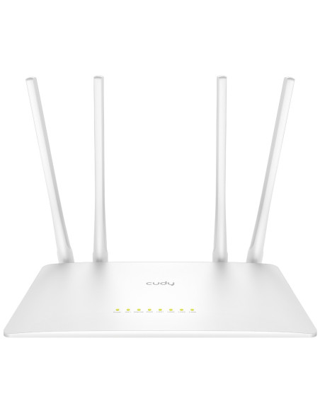 Cudy WR1200 router inalámbrico Ethernet rápido Doble banda (2,4 GHz   5 GHz) Blanco