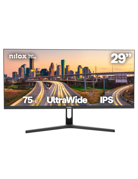 Nilox Monitor 29”, FHD, IPS UltraWide, 4ms, 75 Hz, HDMI y DP