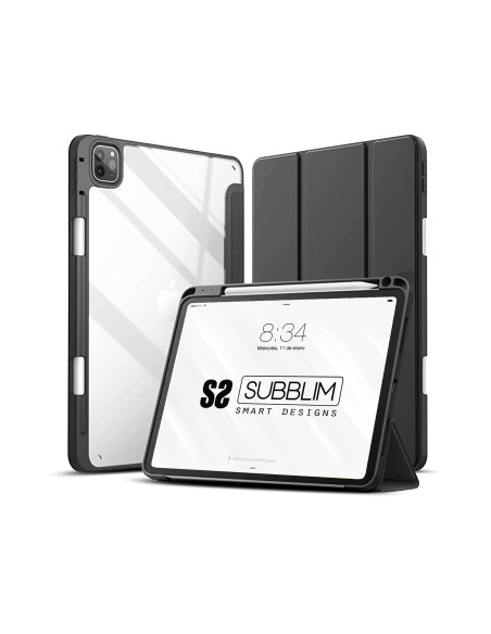 SUBBLIM Funda Tablet Clear Shock Case Ipad Pro 12,9" 2022 2021 2020