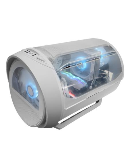 Mars Gaming MC-CYLONW Mini Tower Blanco
