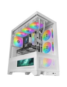 Mars Gaming MCLCDXW carcasa de ordenador Midi Tower Blanco