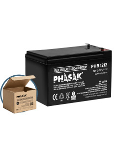 Phasak Batería 12V 12Ah - PHB 1212