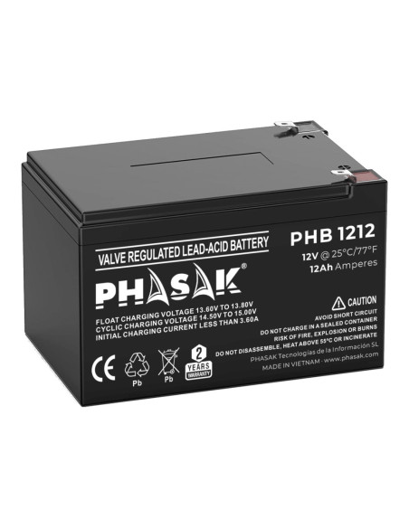 Phasak Batería 12V 12Ah - PHB 1212