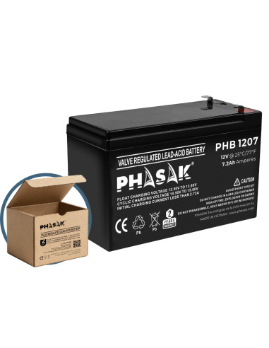 Phasak Batería 12V 7Ah - PHB 1207