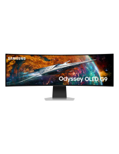Samsung G95SC pantalla para PC 124,5 cm (49") 5120 x 1440 Pixeles Dual QHD OLED Plata