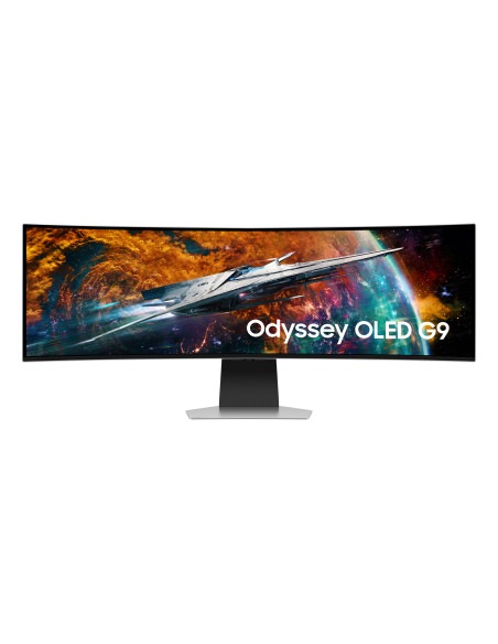 Samsung G95SC pantalla para PC 124,5 cm (49") 5120 x 1440 Pixeles Dual QHD OLED Plata
