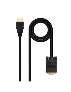 Nanocable Cable Conversor HDMI a VGA, 1.8 m, Negro