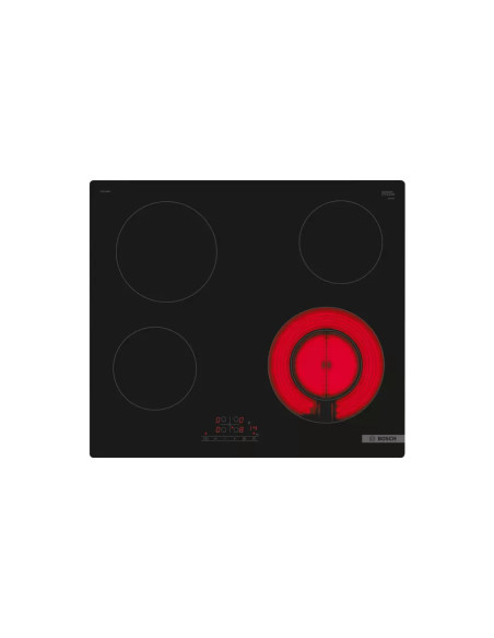 Bosch Serie 4 PKF611BB8E hobs Negro Integrado 59.2 cm Cerámico 4 zona(s)
