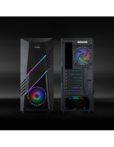 TooQ Caja Semitorre Gaming TQGCC102-B “BIOHAZARD” Negra