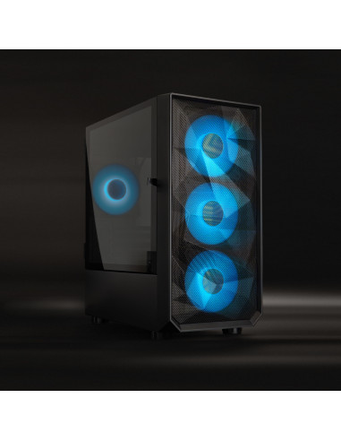 TooQ Caja Minitorre Gaming SEIZURE Negra