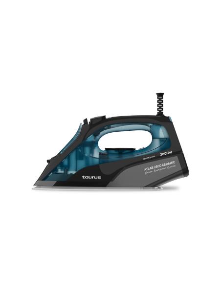 Taurus ATLAS 2800 CERAMIC Plancha a vapor Suela de cerámica 2800 W Negro, Azul, Gris